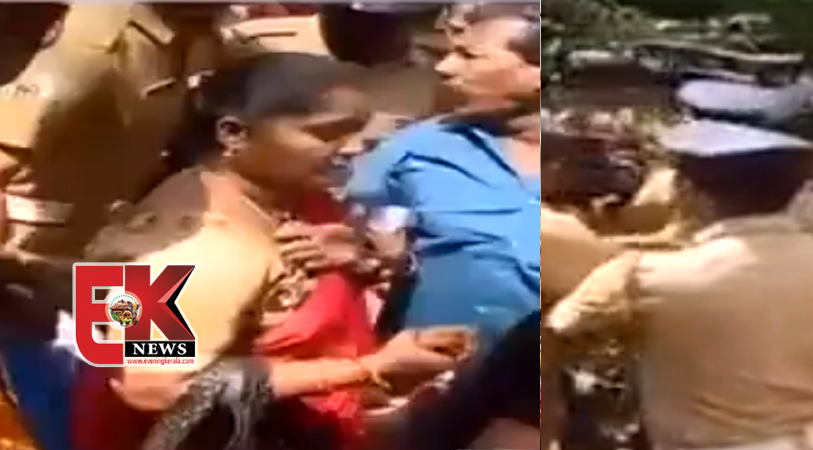 പ്രതിഷേധം;  ശബരിമലയിലേക്ക് വന്ന ആന്ധ്രാ യുവതി പകുതി വരെ മല കയറി തിരിച്ചു പോയി