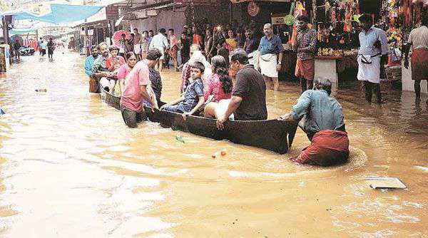 സംസ്ഥാനത്ത് കഴിഞ്ഞ രണ്ട് ദിവസമുണ്ടായ പ്രളയത്തില്‍ മരിച്ചവരുടെ എണ്ണം 59  ആയി;ഒന്നേമുക്കാല്‍ ലക്ഷം ജനങ്ങള്‍ ദുരിതാശ്വാസ ക്യാമ്പില്‍