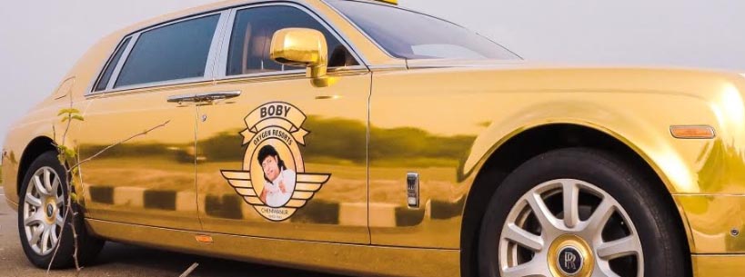 കേരളത്തിലെ ആദ്യ റോള്‍സ് റോയ്സ്  ടാക്‌സിയുമായി ഡോ. ബോബി ചെമ്മണൂര്‍