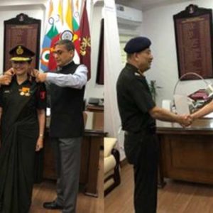 മേജര് ജനറല് മാധുരി കനിത്കറിനെ ലെഫ്റ്റനന്റ് പദവിയിലേക്ക് ഉയര്ത്തി മേജര് ജനറല് മാധുരി കനിത്കറിനെ ലെഫ്റ്റനന്റ് പദവിയിലേക്ക് ഉയര്ത്തി