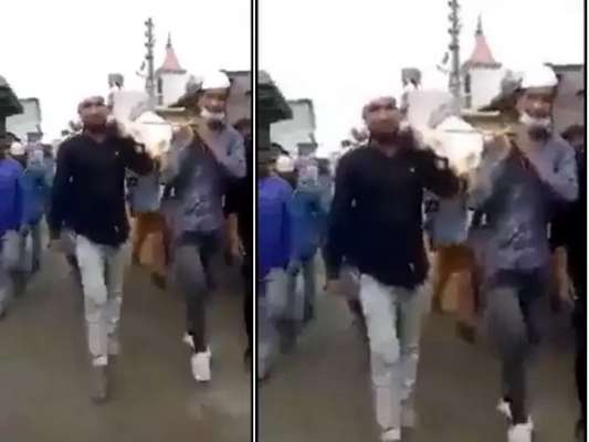 മൃതദേഹം സംസ്കരിക്കാന്‍ ആളില്ല, രാമനാമം ചൊല്ലി നേതൃത്വം നല്‍കി മുസ്ലിം യുവാക്കള്‍