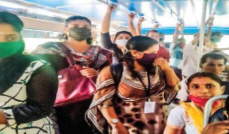 യാത്രക്കാരെ കുത്തിനിറച്ച്‌ കണ്ണൂരില്‍ സര്‍വീസ് നടത്തിയ സ്വകാര്യ ബസ് പൊലീസ് കസ്റ്റഡിയിലെടുത്തു