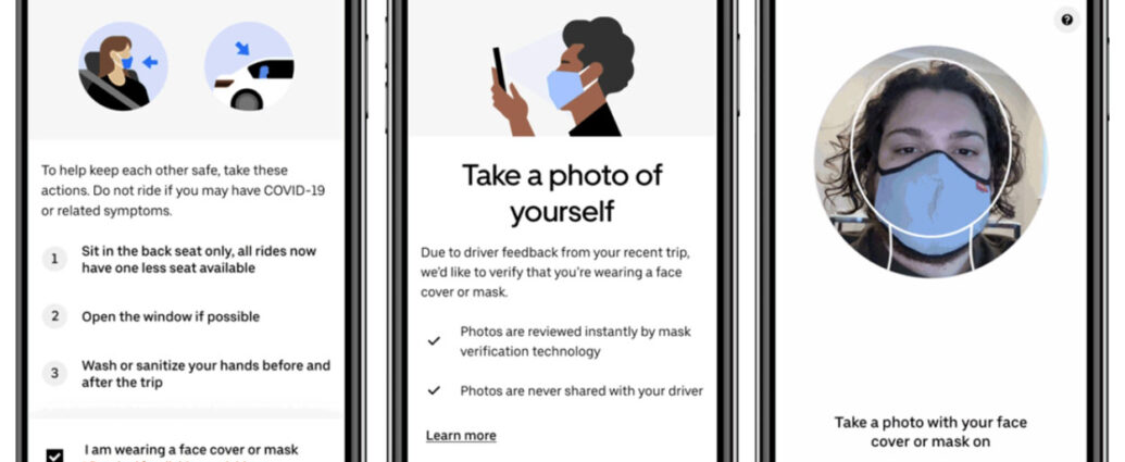 മാസ്‌ക് വെരിഫിക്കേഷന്‍ സെല്‍ഫി അവതരിപ്പിച്ച്  ഊബര്‍