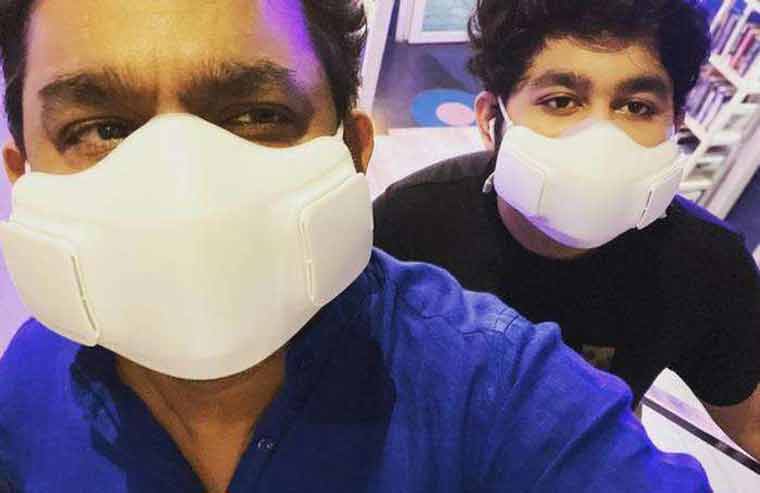 കോവിഡിനെ ചെറുക്കാൻ എ ആർ റഹ്മാന്റെ സ്പെഷ്യൽ മാസ്ക്, വില 18,000 രൂപ !