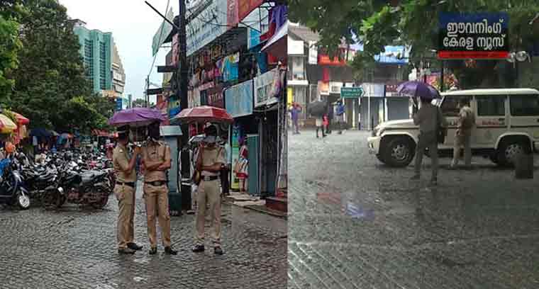 കടകൾക്ക് മുന്നിൽ ആൾക്കൂട്ടമുണ്ടായാൽ  കേസെടുക്കും ; സർക്കാർ ടി.പി.ആർ. അനുസരിച്ചുള്ള നിയന്ത്രണം ഒഴിവാക്കിയതോടെ  നഗരങ്ങളിൽ  പരിശോധന കർശനമാക്കാൻ ഒരുങ്ങി  പോലീസ്