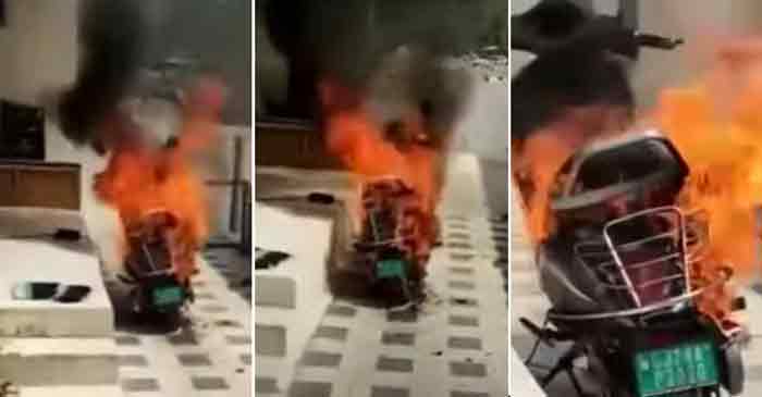 ഇലക്ട്രിക് സ്കൂട്ടറുകൾക്ക് തീപിടിക്കുന്നത് തുടരുന്നു; കത്തിനശിച്ച് പ്യുവർ ഇവി ഇലക്ട്രിക് സ്കൂട്ടറുകൾക്ക് തീപിടിക്കുന്നത് തുടരുന്നു; കത്തിനശിച്ച് പ്യുവർ ഇവി