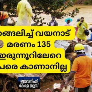 വിറങ്ങലിച്ച് വയനാട്; മരണം 135; ഇരുന്നൂറിലേറെ പേരെ കാണാനില്ല