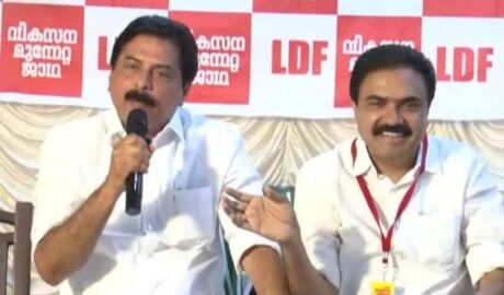 പാലായില്‍ ആര് മത്സരിക്കുമെന്ന് ചോദ്യം; സംശയമുണ്ടോ ജോസ് കെ മാണിയെന്ന് റോഷി അഗസ്റ്റിന്റെ പ്രഖ്യാപനം; മൈക്ക് പിടിച്ചുവാങ്ങി പാര്‍ട്ടി തീരുമാനിക്കുമെന്ന് ജോസ് കെ. മാണി