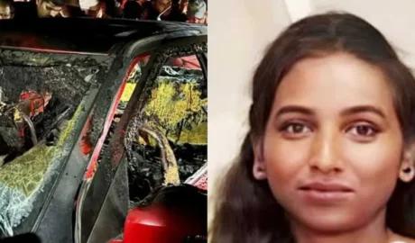 കാറിനു തീപിടിച്ച് ഗർഭിണി മരിച്ച സംഭവം; പൊള്ളലേറ്റ് ചികിത്സയിലായിരുന്ന ഭർത്താവ് മരിച്ചു