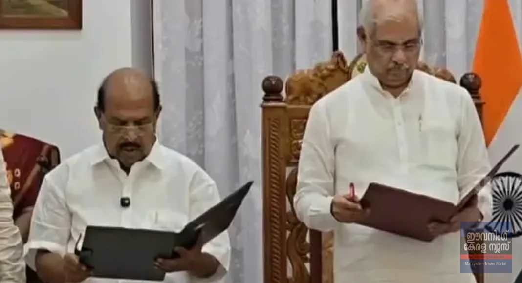 ജി. സുധാകരൻ പ്രോടെം സ്പീക്കറായി സത്യപ്രതിജ്ഞ ചെയ്തു