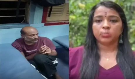 ഉറങ്ങാതെ കാവലിരുന്നു, ദൃശ്യങ്ങൾ പകർത്തി; പാലരുവി എക്സ്പ്രസിൽ കുരുന്നിന് രക്ഷകയായി യുവതി